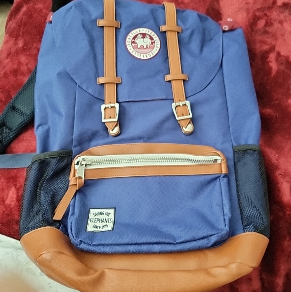 Ivory Ella Backpack. 'Save the elephants'